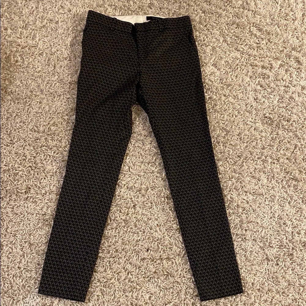 Gucci Black Patterned Pants size 40